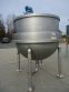 350 GALLON HAMILTON 316 STAINLESS HEMISPHERICAL INCLINED AGITATED KETTLE, 110 PSI JACKET