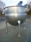 350 GALLON 316 STAINLESS STEEL JACKETED INCLINED AGITATED MIX KETTLE