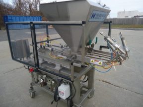 HINDS BOCK 4P-04 FOUR HEAD FILLER/DEPOSITER, STAINLESS STEEL