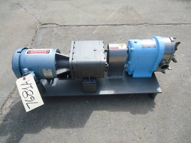 WAUKESHA SIZE 25 STAINLESS STEEL POSITIVE DISPLACEMENT PUMP - Wohl 