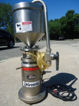 GREERCO W200 STAINLESS STEEL COLLOID MILL, SINGLE PHASE
