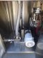 INLINE FILLING SYSTEMS SIX HEAD LEVEL HEAD OVERFLOW PRESSURE FILLER WITH 20 FT. CONVEYOR