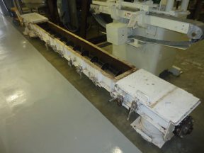 9 INCH DIAMETER BY 13 FOOT LONG SCREW CONVEYOR