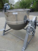 150 GALLON LEE STAINLESS STEEL JACKETED TILT KETTLE-