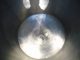 225 GALLON CREPACO STAINLESS STEEL JACKETED VERTICAL TANK, CONE BOTTOM