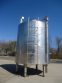 800 GALLON STAINLESS STEEL JACKETED CLOSED AGITATED TANK, CONE BOTTOM