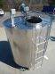800 GALLON STAINLESS STEEL JACKETED CLOSED AGITATED TANK, CONE BOTTOM