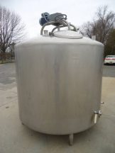 800 GALLON DCI STAINLESS STEEL JACKETED MIX TANK, 40 PSI