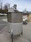 224 GALLON CHEM-TEK STAINLESS DIMPLE JACKETED MIX TANK, 50 PSI