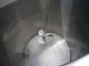 224 GALLON CHEM-TEK STAINLESS DIMPLE JACKETED MIX TANK, 50 PSI