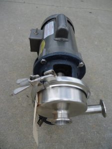 JW LESSER 1-1/2 IN. STAINLESS SANITARY CENTRIFUGAL PUMP, SINGLE PHASE
