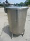 125 GALLON CREAM CITY BOILER COMPANY STAINLESS PORTABLE TANK, JACKETED BOTTOM