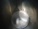125 GALLON CREAM CITY BOILER COMPANY STAINLESS PORTABLE TANK, JACKETED BOTTOM