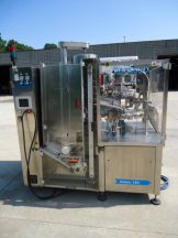 UNIPAC/ROMACO 160 HOT AIR PLASTIC TUBE FILLING AND SEALING MACHINE, 100 PER MINUTE