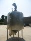1,100 GALLON STAINLESS JACKETED VERTICAL MIX TANK, CONE BOTTOM