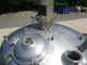 1,100 GALLON STAINLESS JACKETED VERTICAL MIX TANK, CONE BOTTOM