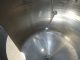 1,100 GALLON STAINLESS JACKETED VERTICAL MIX TANK, CONE BOTTOM
