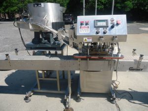 INLINE FILLING SYSTEMS "COMPUTORQUE"" CAPPING MACHINE, PORTABLE-