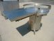 36 Inch diameter Kaps All rotary unscrambling table, stainless steel base