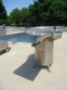 36 Inch diameter Kaps All rotary unscrambling table, stainless steel base