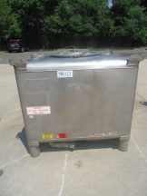 275 GALLON CLAWSON 316 STAINLESS STEEL STACKABLE TOTE