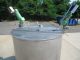 500 Gallon Stainless Steel Vertical Mix Tank With Hemispherical Interior
