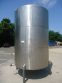 2,000 Gallon stainless steel vertical tank, dished bottom