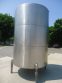2,000 Gallon stainless steel vertical tank, dished bottom