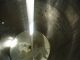 2,000 Gallon stainless steel vertical tank, dished bottom