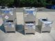 350 Gallon Custom Metalcraft/Transtore stainless totes, (5)