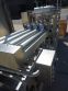 MODERN PACKAGING THREE LANE CUP FILLER/SEALER/LIDDER , STAINLESS STEEL