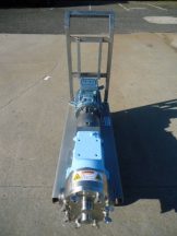 Waukesha 130 Stainless Steel Positive Displacement Pump, Portable