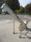 6 inch x 84 inch stainless steel inclined screw conveyor/feeder, sanitary motor, portable