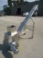 6 inch x 84 inch stainless steel inclined screw conveyor/feeder, sanitary motor, portable