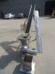 6 inch x 84 inch stainless steel inclined screw conveyor/feeder, sanitary motor, portable