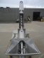 6 inch x 128 inch stainless steel inclined screw conveyor/feeder, portable