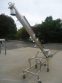 6 inch x 128 inch stainless steel inclined screw conveyor/feeder, portable