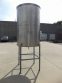 500 Gallon Stainless Steel Vertical Tank, Cone Bottom