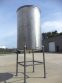 500 Gallon Stainless Steel Vertical Tank, Cone Bottom