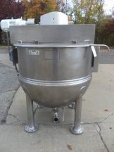 200 Gallon Lee Double Motion “INA” Mix Kettle, 316 Stainless Steel