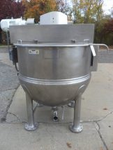 200 Gallon Lee Double Motion "INA" Mix Kettle, 316 Stainless Steel