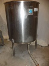 150 Gallon Cherry Burrell Stainless Steel Vertical Tank