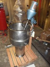 25 gallon Cleveland Range jacketed mix kettle, 50PSI, CRN rated