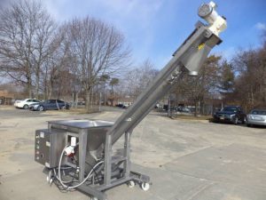 Flexicon portable screw conveyor system, all stainless