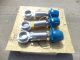 GEA Type CCE-OD Air Actuated 4 Inch Diameter Sanitary Butterfly Valves, (3)