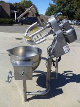 20 Gallon Groen Twin Action 316 Stainless Steel Tilt Kettle, 100 PSI Jacket