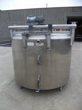 600 Gallon Cherry Burrell Stainless Steel Mix Tank, 100 PSI Jacket