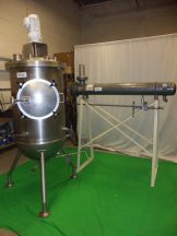 50 Gallon Lee Jacketed Vacuum Agitated Kettle, 316 Stainless Steel