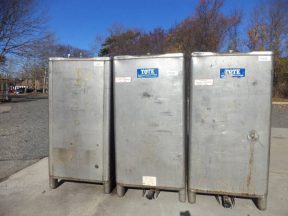 Tote  600 Gallon Stainless Steel Stackable Totes (2)