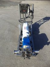 Waukesha 30 Stainless Steel Positive Displacement Pump, 2HP Variable Speed-